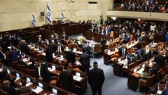الكنيست يحل نفسه والانتخابات في ال ٢٧ من اكتوبر