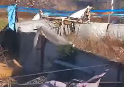 مستوطنون يحرقون منزلًا في قرية تل جنوب غرب نابلس