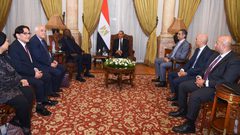 وزير الخارجية المصري يؤكد دعم القضية الفلسطينية ويدعو لحشد الضغط على اسرائيل