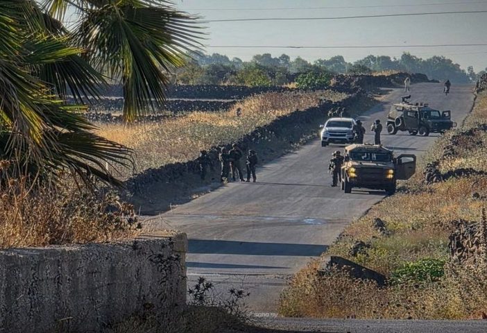 جيش الاحتلال فتش المارة تحت غطاء المسيرات بعد توغله في ريف القنيطرة