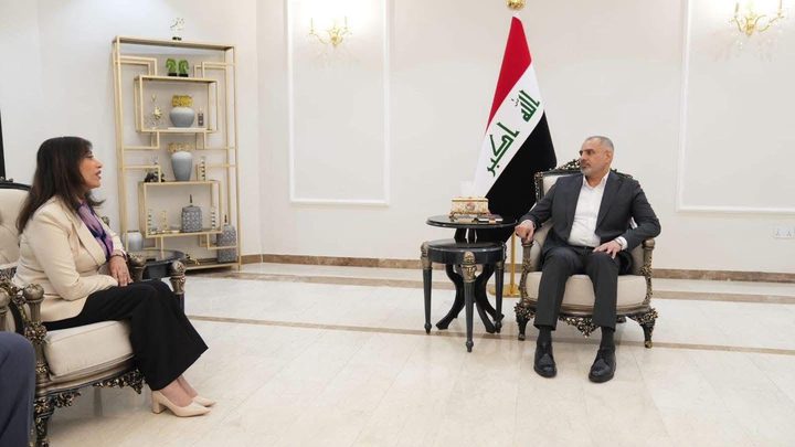 سفيرتنا لدى العراق تبحث مع النائب الأول لرئيس مجلس النواب تطورات الأوضاع