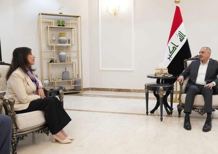 سفيرتنا لدى العراق تبحث مع النائب الأول لرئيس مجلس النواب تطورات الأوضاع