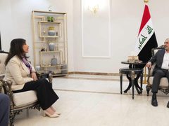سفيرتنا لدى العراق تبحث مع النائب الأول لرئيس مجلس النواب تطورات الأوضاع