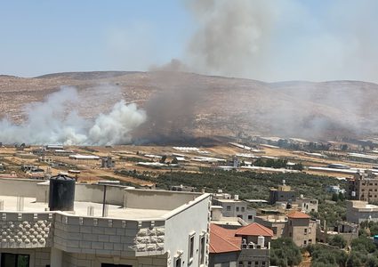 إصابتان برصاص الاحتلال في بلدة بيت فوريك شرق نابلس