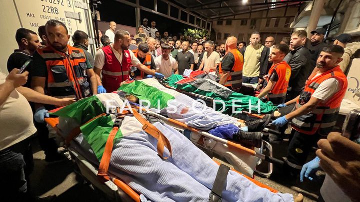 بسبب قيود الاحتلال: تشييع جثامين شهداء قرية تل الأربعة إلى مثواهم الأخير فجرا