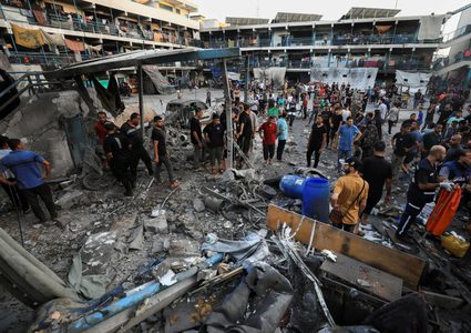شهيد وعدة إصابات في قصف للاحتلال على حي الشيخ رضوان شمال غرب غزة