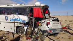 35 وفاة و30 إصابة في حادث سير بين حافلتين على طريق دمشق–دير الزور