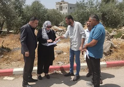 سلطة الأراضي تخصص قطعة أرض في عنبتا لصالح وزارة الداخلية ومنفعة الشرطة