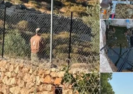 مستوطنون يدمرون شبكة مياه ويهاجمون المواطنين في قرية المنية جنوب شرق بيت لحم