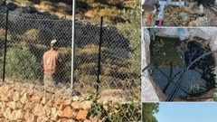 مستوطنون يدمرون شبكة مياه ويهاجمون المواطنين في قرية المنية جنوب شرق بيت لحم