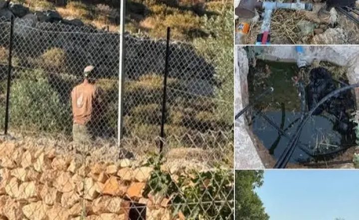 مستوطنون يدمرون شبكة مياه ويهاجمون المواطنين في قرية المنية جنوب شرق بيت لحم