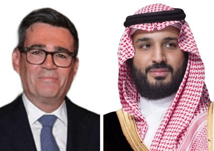 محمد بن سلمان وبيرنهام يبحثان القضايا الإقليمية والدولية