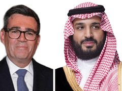 محمد بن سلمان وبيرنهام يبحثان القضايا الإقليمية والدولية