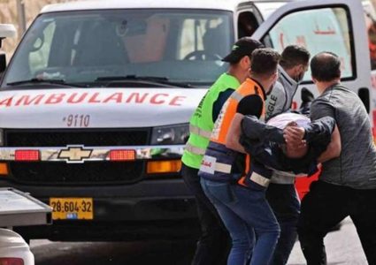 اصابة طفل برصاص الاحتلال في المغير