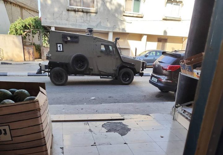 مشاهد من اقتحام قوات الاحتلال لبلدة بيت فوريك شرقي نابلس.