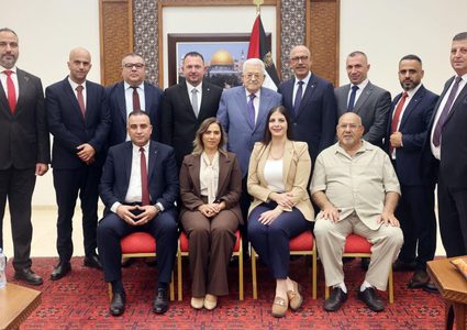 الرئيس يستقبل مجلس بلدية بيت لحم ويؤكد دعم النهوض بالمدينة