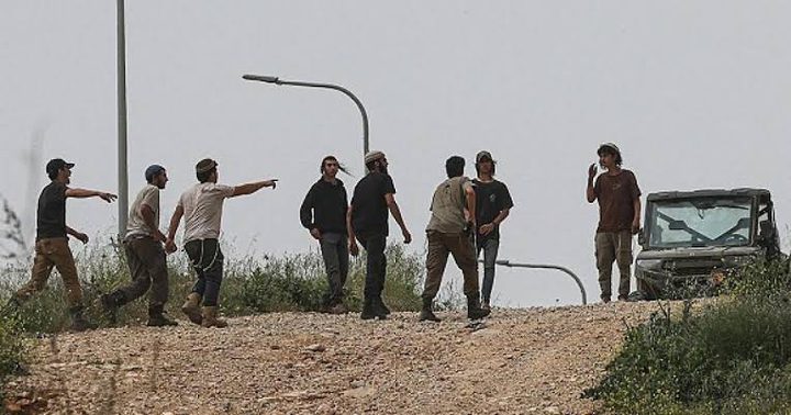 مستوطنون يهاجمون قرية المغير والاحتلال يعتقل شابين