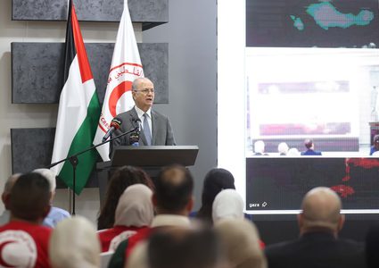برعاية رئيس الوزراء: الهلال الأحمر يفتتح مستشفى الشمال الميداني في غزة