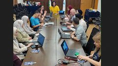 النجاح تستضيف شركاء أوروبيين لبحث تعزيز الديمقراطية والسلام وإعادة الإعمار