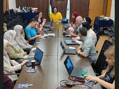 النجاح تستضيف شركاء أوروبيين لبحث تعزيز الديمقراطية والسلام وإعادة الإعمار