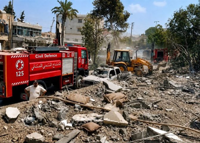 انتشال جثامين 3 شهداء ونقل 5 مصابين إثر غارة على دير الزهراني جنوب لبنان
