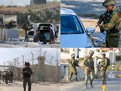 مئات المواطنين عالقون على حاجز جبع شمال القدس