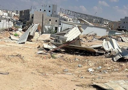 الاحتلال يهدم منازل في رهط