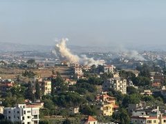 الجيش الاسرائيلي يضرب جنوب لبنان