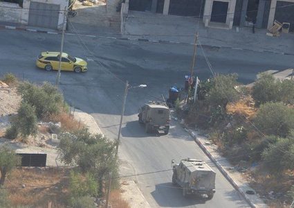 مشاهد من اقتحام قوات الاحتلال لبلدة زواتا غرب مدينة نابلس.