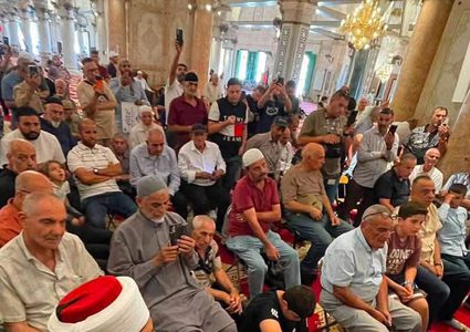 إحياء ذكرى المولد النبوي الشريف في المسجد الأقصى