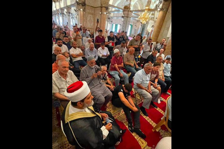 إحياء ذكرى المولد النبوي الشريف في المسجد الأقصى