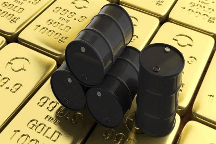 تراجع أسعار النفط وارتفاع الذهب عالميا