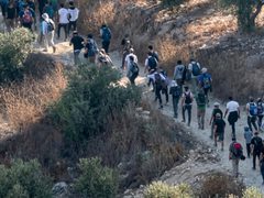 مستوطنون ينفذون جولات استفزازية في برقا والاحتلال يغلق مدخلها