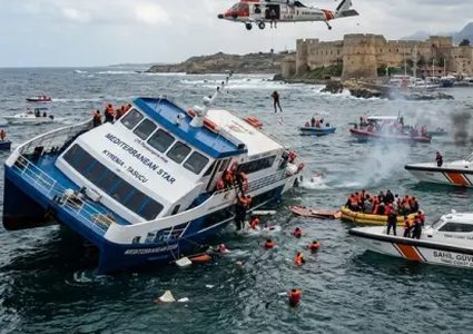 غرق عبارة على متنها نحو 270 شخصا قبالة سواحل شمال قبرص