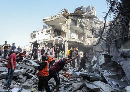 شهيد ومصابون في قصف للاحتلال غرب مدينة دير البلح