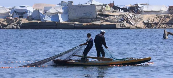 إصابة 5 صيادين بنيران بحرية الاحتلال قبالة ساحل غزة