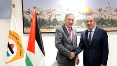 الشيخ يبحث مع الممثل الأوروبي للسلام التصعيد بالضفة وغزة والانتخابات