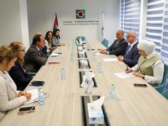 لجنة الانتخابات تبحث مع بعثة أوروبية الاستعدادات للانتخابات التشريعية
