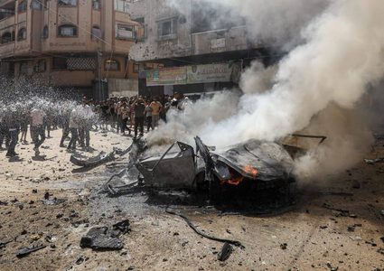 اربعة شهداء بينهم زوجته خلال اختطاف ضابط في الامن الداخلي غرب مدينة غزة