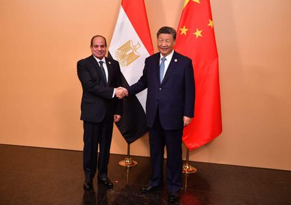 الرئيسان المصري والصيني يؤكدان ضرورة التوصل إلى تسوية عادلة للقضية الفلسطينية