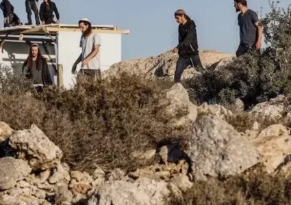مستوطنون يعتدون على خطوط المياه في يرزا شرق طوباس