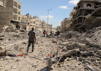 شهيد ومصابون جراء استهداف الاحتلال المواطنين غرب مدينة غزة