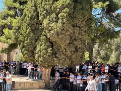 عشرات الآلاف يؤدون صلاة الجمعة في المسجد الأقصى المبارك