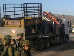 الاحتلال يستولي على شاحنة جنوب طوباس