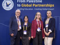 جامعة النجاح تستعرض تجربتها في التدويل واستدامة التعليم في مؤتمر EAIE 2026