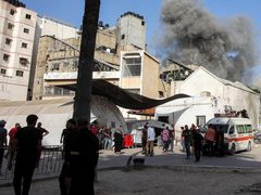 توقف المولد الرئيسي في مستشفى المعمداني بمدينة غزة