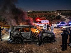 جريمة قتل لثلاثة شبان داخل مركبة قرب باقة الغربية