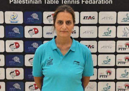 أماني دروزة تمثل فلسطين في تحكيم كرة الطاولة بدورة الألعاب الآسيوية