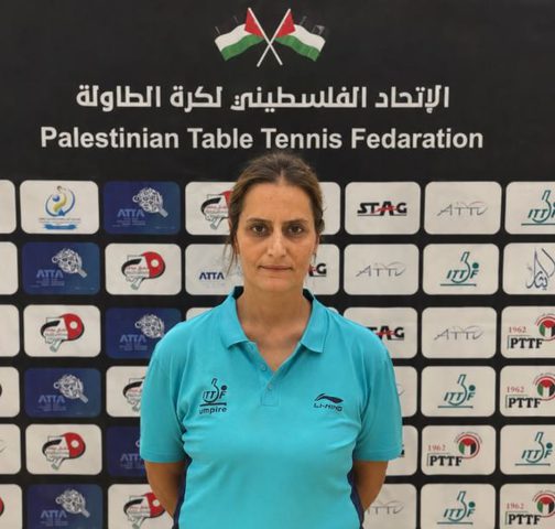 أماني دروزة تمثل فلسطين في تحكيم كرة الطاولة بدورة الألعاب الآسيوية