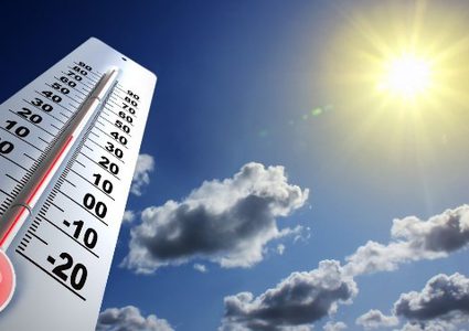 انخفاض ملموس على درجات الحرارة